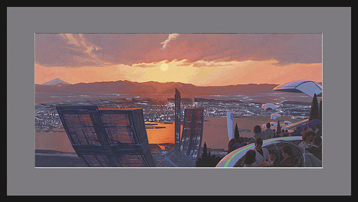 TOKYO 2040 R-01  original size (framed)