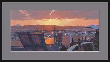 TOKYO 2040 S-01  harf size (framed)