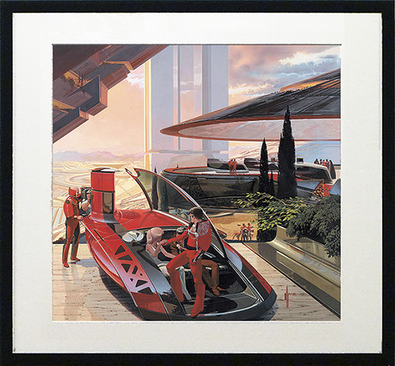 SENTINEL COVER ART R-04  original size (framed)
