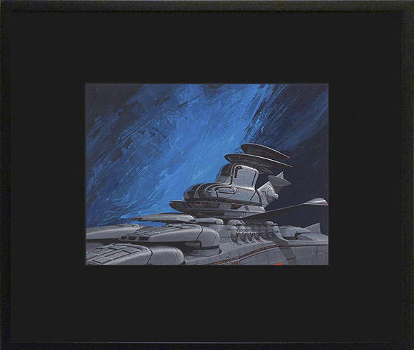 YAMATO BRIDGE FRONT R-12  original size (framed)