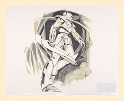 TURN A: SIDE S-16  harf size (framed)
