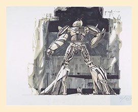 TURN X: REAR S-18  harf size (framed)