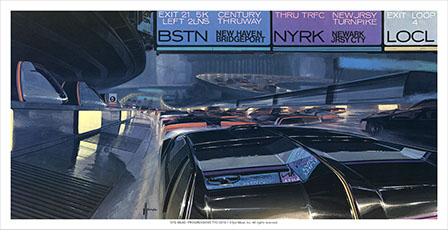 
SYD MEAD 1969 POSTCARD BOOK  INSIDE LOOK
