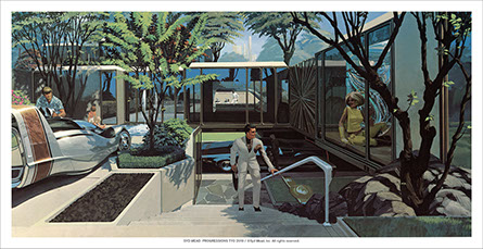 
SYD MEAD 1969 POSTCARD BOOK  INSIDE LOOK