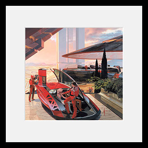 SENTINEL COVER ART S-04  harf size (framed)