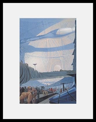 RACE BALL S-09  harf size (framed)