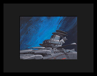 YAMATO BRIDGE FRONT S-12  harf size (framed)