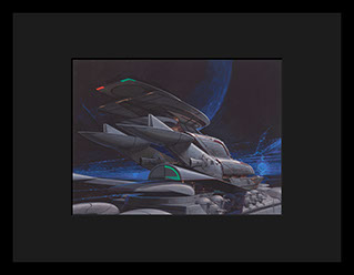 YAMATO BRIDGE REAR S-13  harf size (framed)
