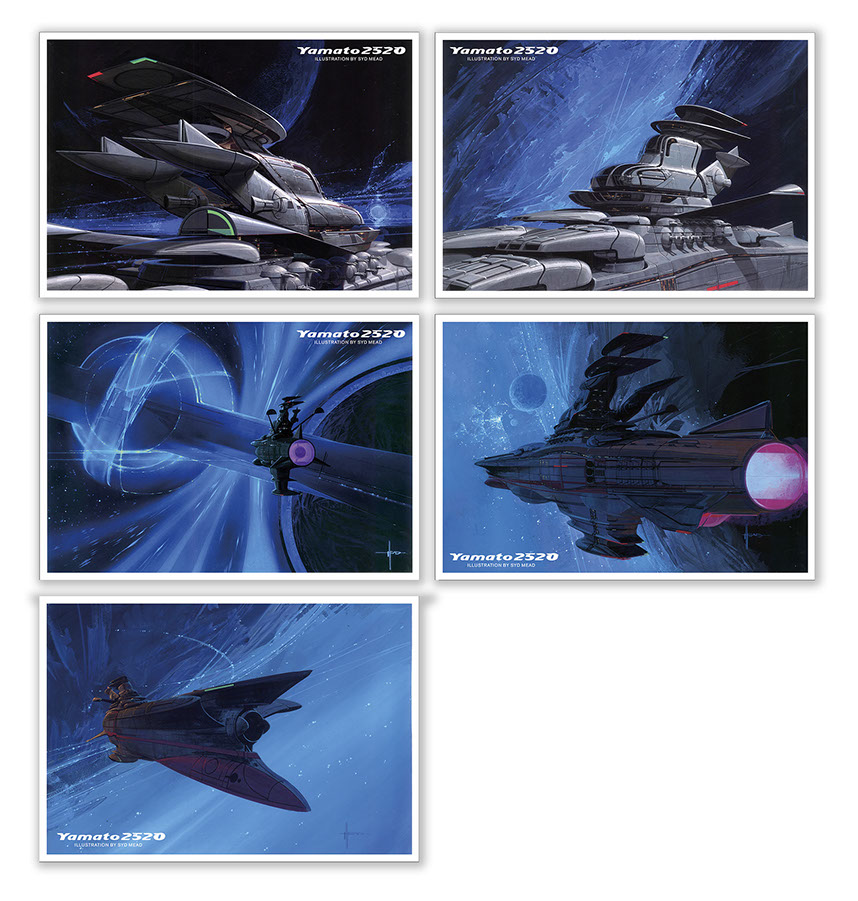 YAMATO 2520 5-POSTCARD SET